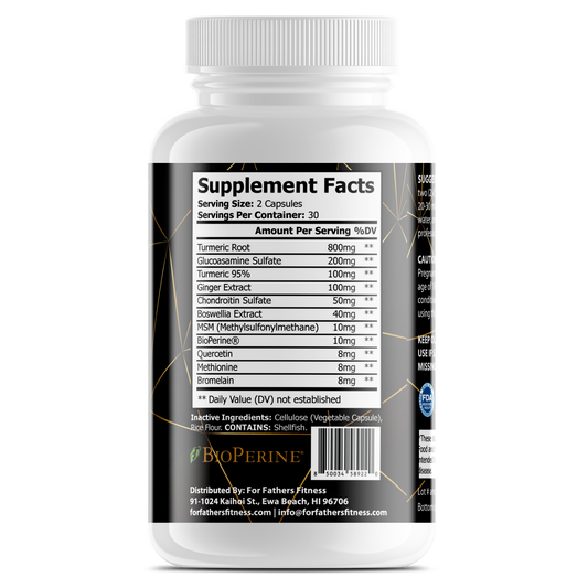 Platinum Turmeric Joint Support with BioPerine® – Max Absorption & Inflammation Relief