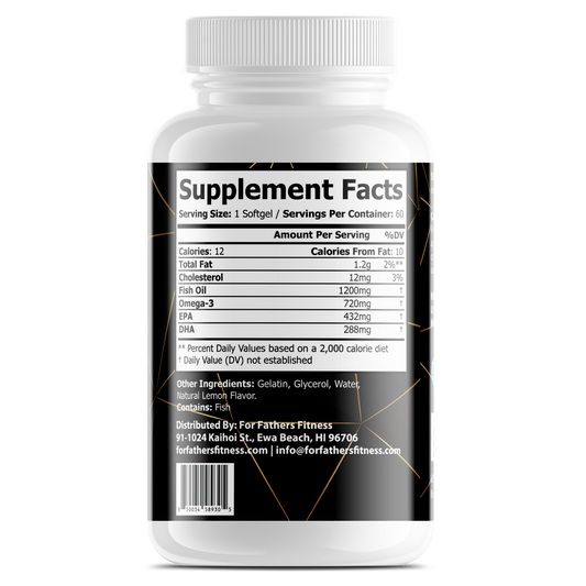 Omega-3 Fish Oil – Heart, Brain & Joint Support (60 Softgels)