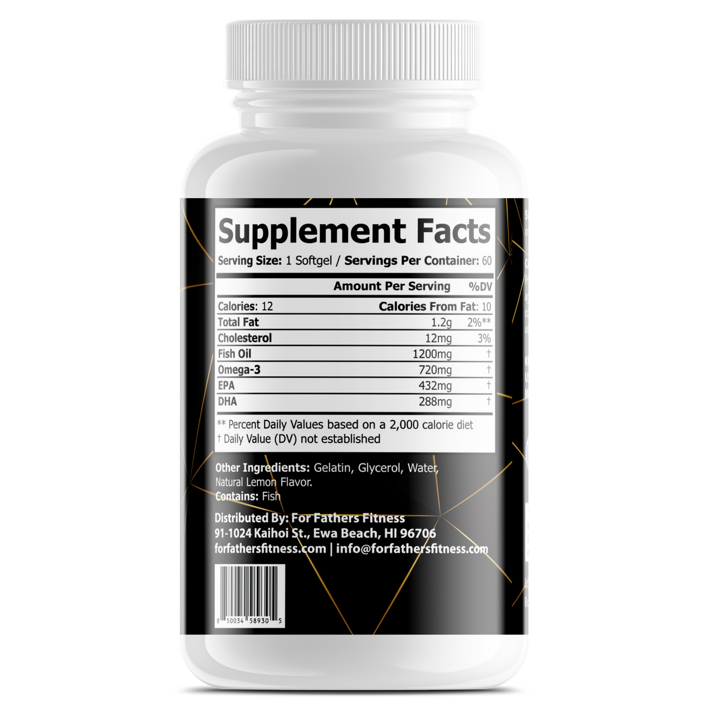 Omega-3 Fish Oil – Heart, Brain & Joint Support (60 Softgels)