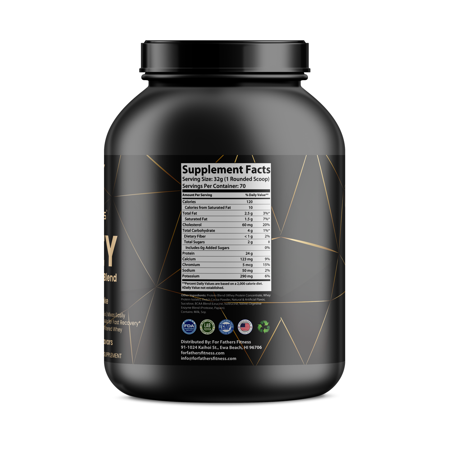 Protein – Chocolate Milkshake | Muscle, Recovery, Immune & Metabolic Support | 5LB | For Fathers