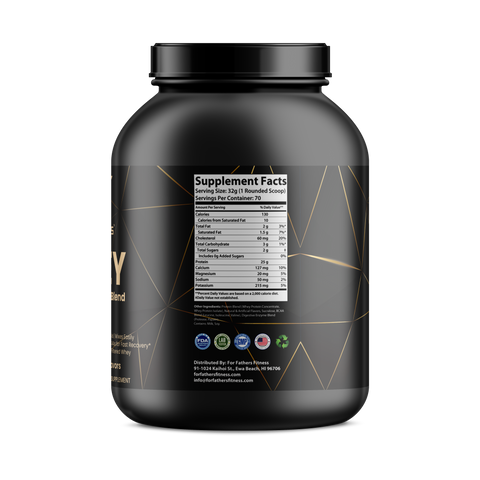 Whey Protein – Vanilla Milkshake | Muscle, Recovery, Energy & Metabolism | 5LB | For Fathers