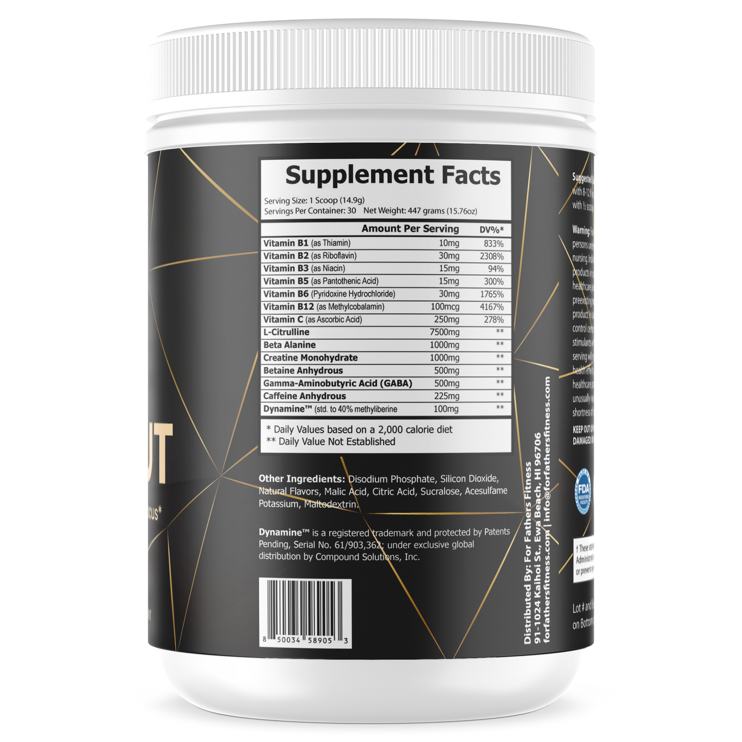 Pre-Workout: Tropical Sunrise Flavor
