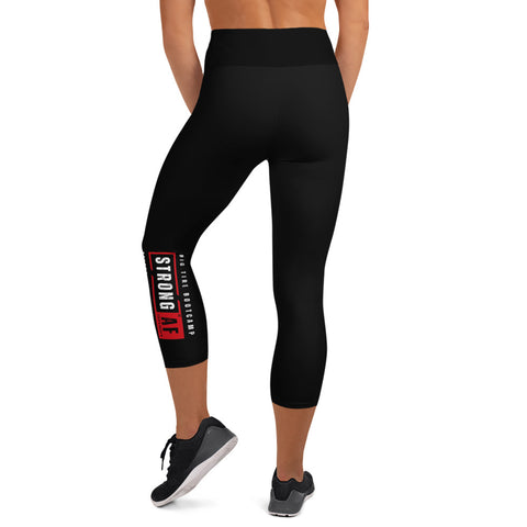 STRONG AF Yoga Capri Leggings