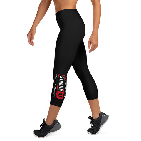 STRONG AF Yoga Capri Leggings