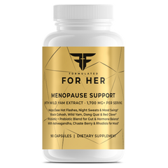 Menopause Support with Wild Yam | Hot Flashes, Mood & Hormone Balance | 90 Capsules