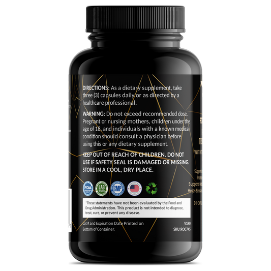 For Fathers Premium Testosterone with Testofen & LJ100 — left view