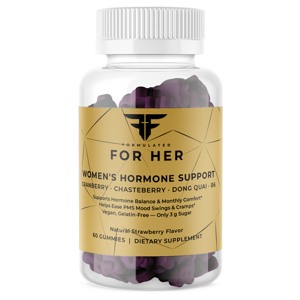 Women's Hormonal Support Gummies – Strawberry, 60 Gummies