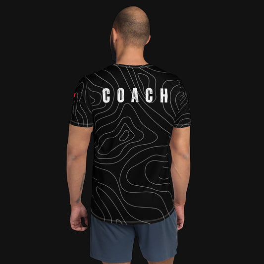 Strong AF Crusaders Coaches athletic shirt, back