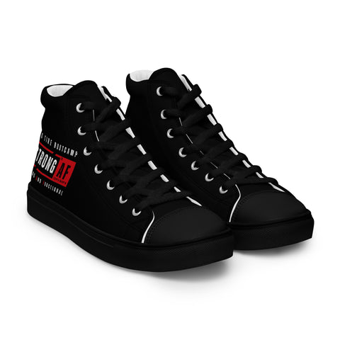 STRONG AF Men’s High Top Canvas Shoes