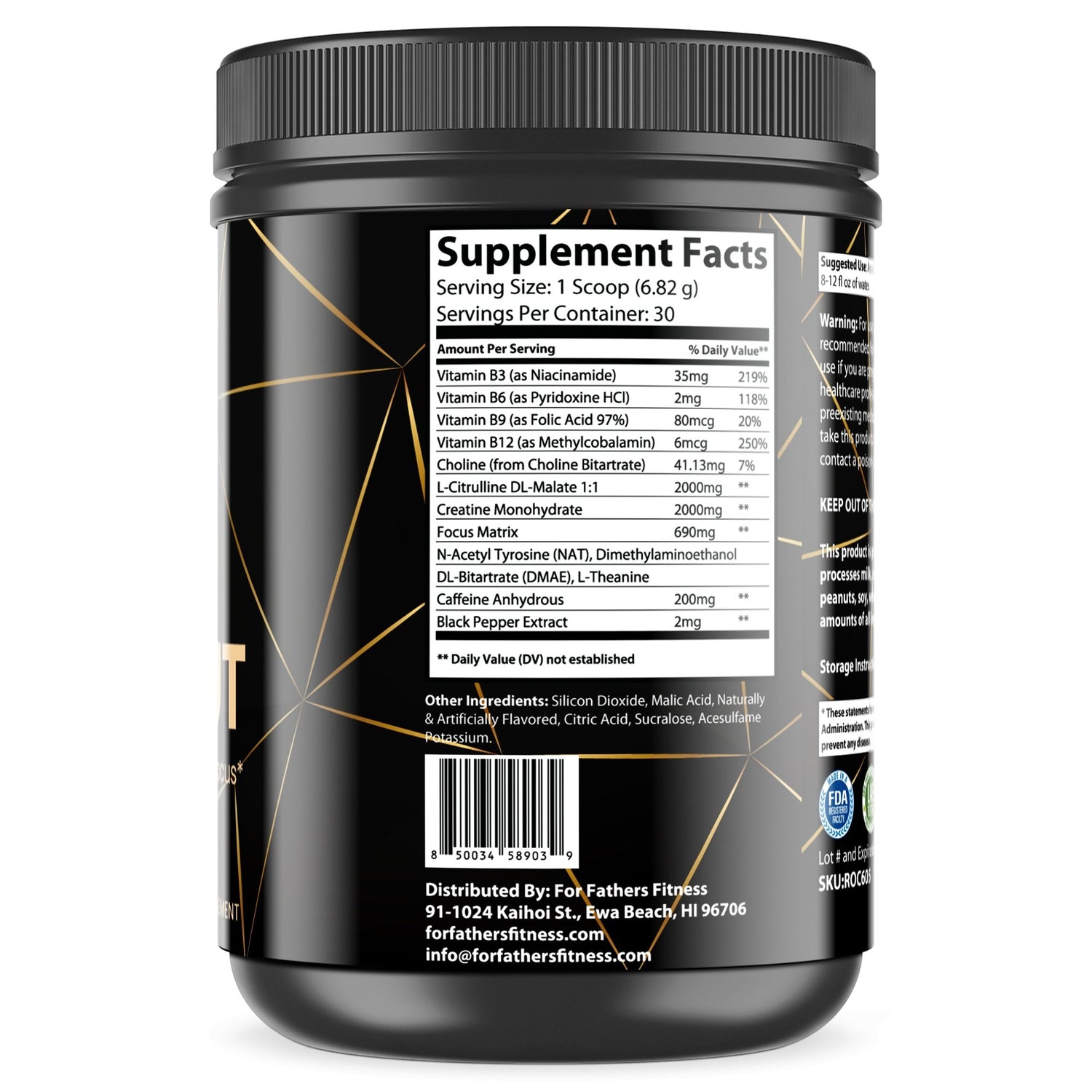 Powerful Pre-Workout Fruit Punch - For Fathers Fitness