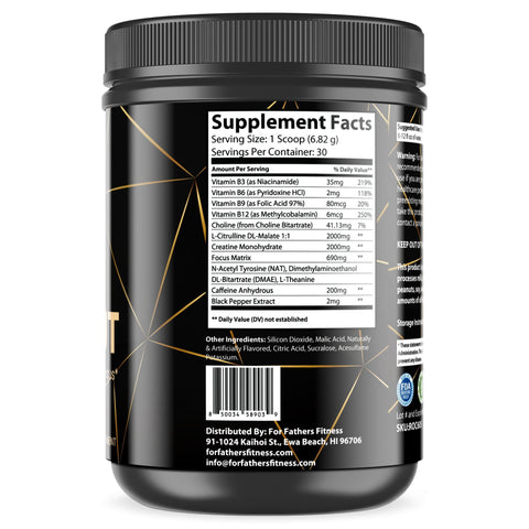 Powerful Pre-Workout Fruit Punch - For Fathers Fitness