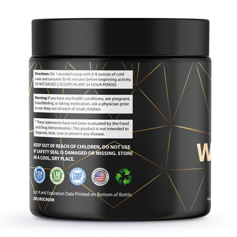 Pre-Workout Energy Drink Mix - Lemonade Flavor - For Fathers Fitness