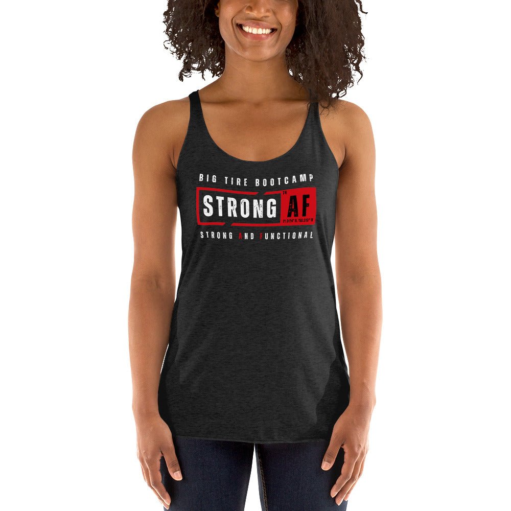 Strong And Functional Women's Racerback Tank Top - For Fathers Fitness