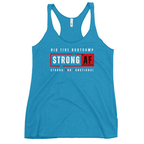 Strong And Functional Women's Racerback Tank Top - For Fathers Fitness