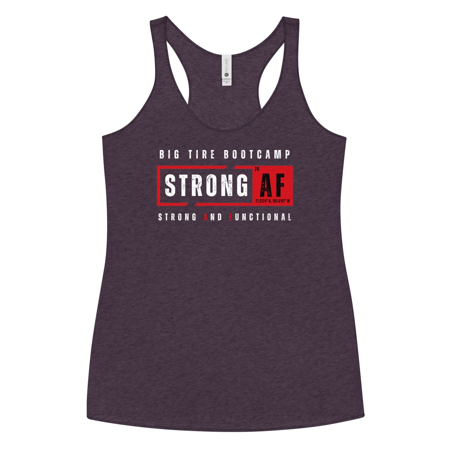 Strong And Functional Women's Racerback Tank Top - For Fathers Fitness