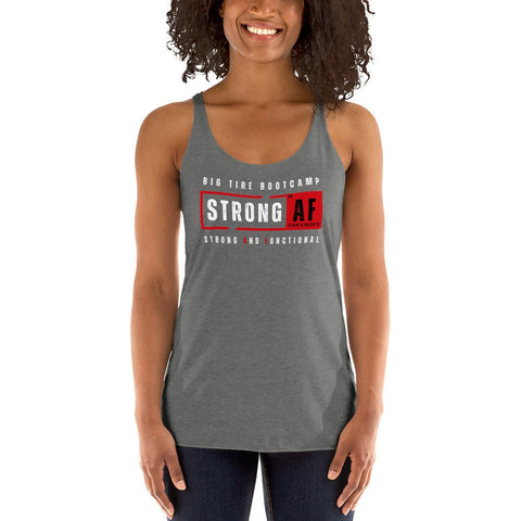 Strong And Functional Women's Racerback Tank Top - For Fathers Fitness