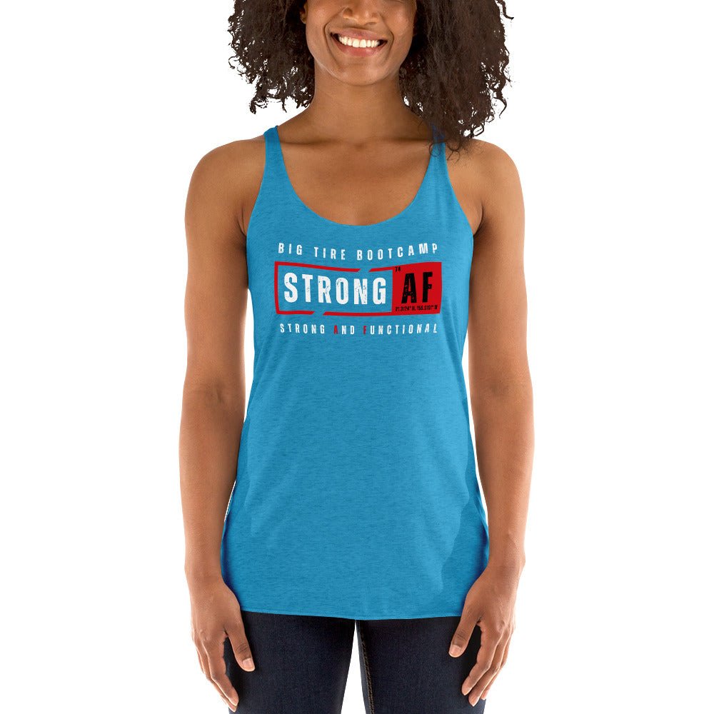 Strong And Functional Women's Racerback Tank Top - For Fathers Fitness