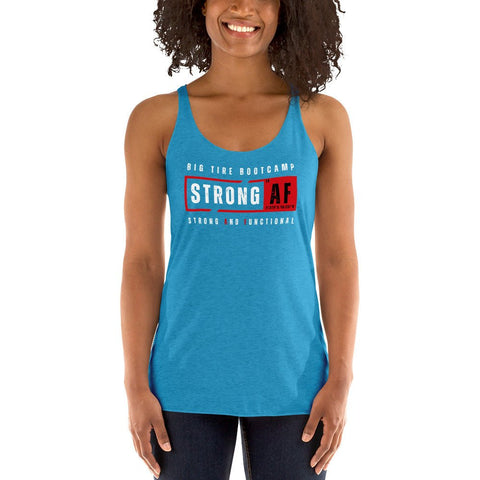 Strong And Functional Women's Racerback Tank Top - For Fathers Fitness