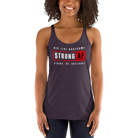 Strong And Functional Women's Racerback Tank Top - For Fathers Fitness