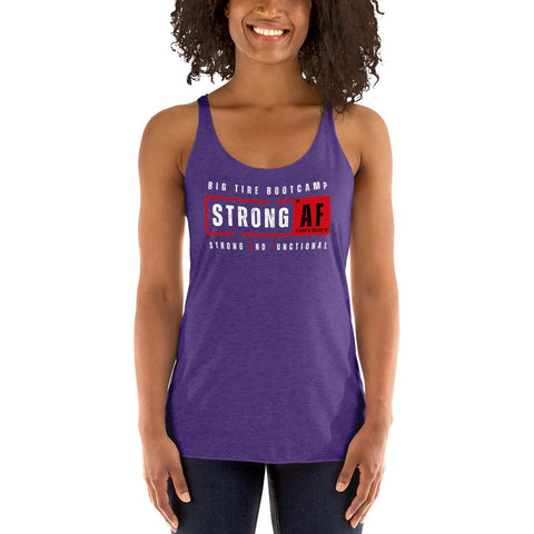 Strong And Functional Women's Racerback Tank Top - For Fathers Fitness