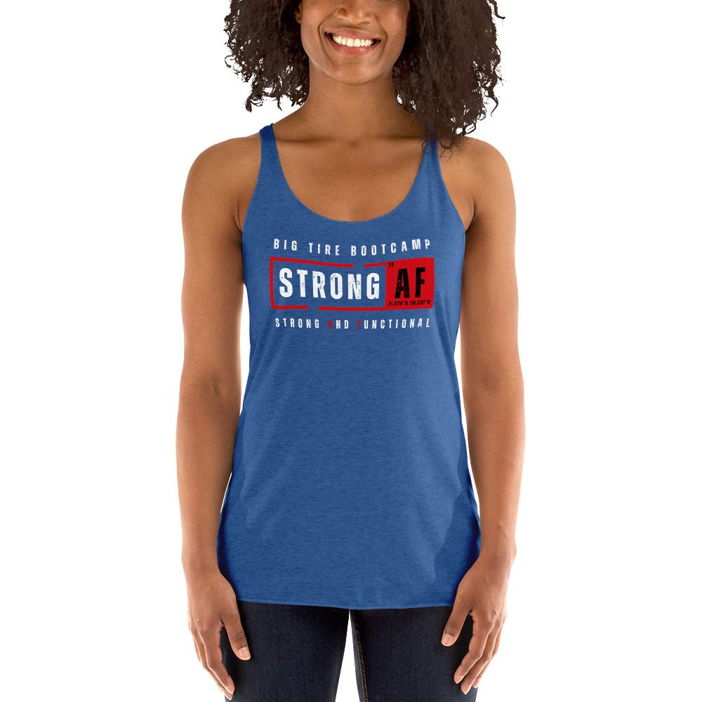 Strong And Functional Women's Racerback Tank Top - For Fathers Fitness