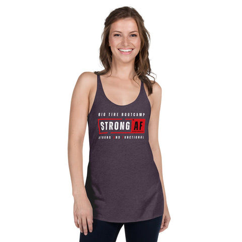 Strong And Functional Women's Racerback Tank Top - For Fathers Fitness