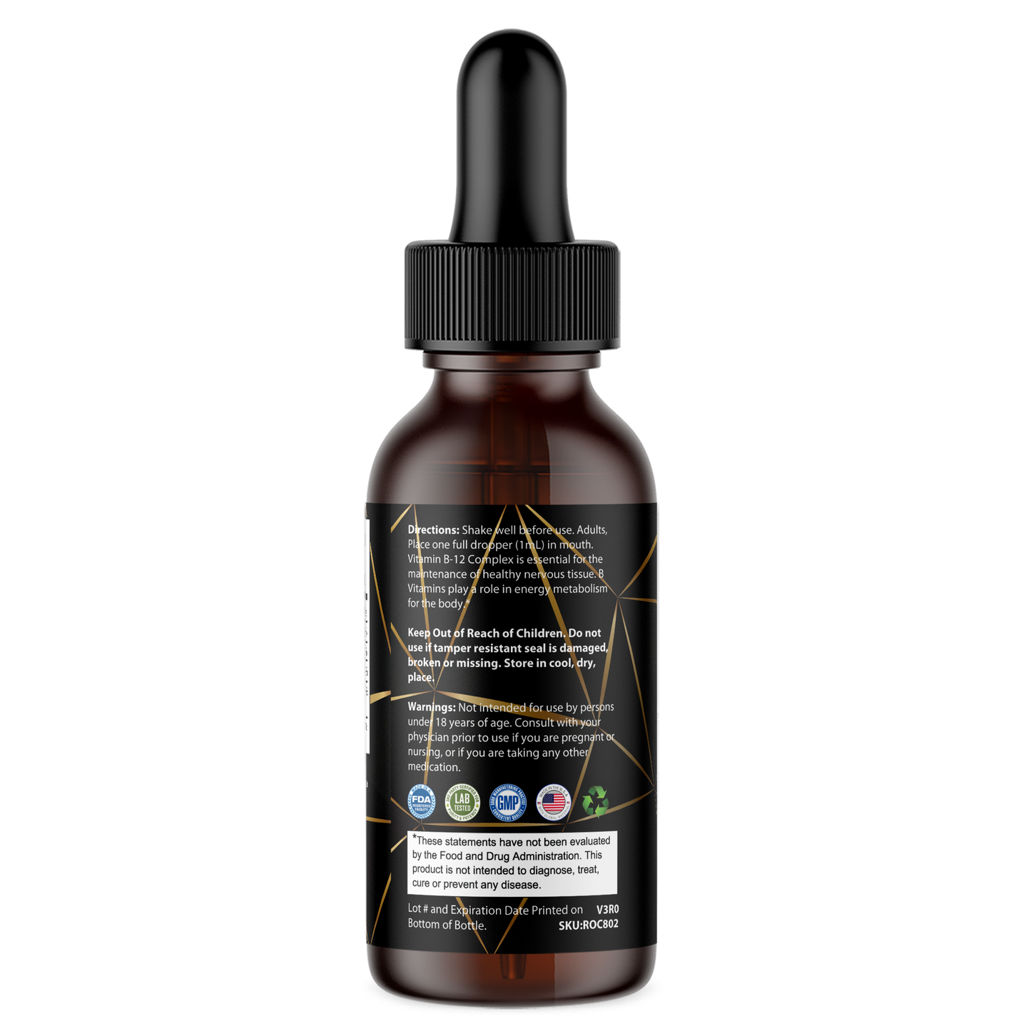 Vitamin B-12 Complex – Energy, Metabolism & Focus