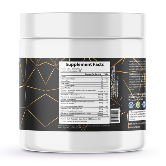 Elderberry Supplement for Immune Support with Zinc & Vitamin C