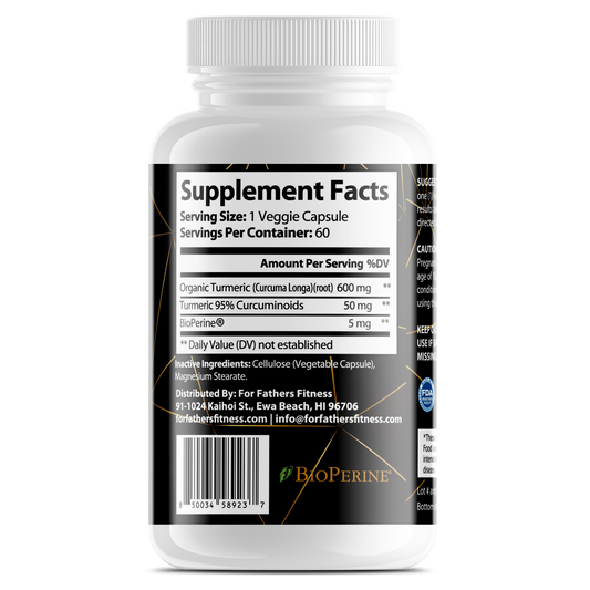 Turmeric with BioPerine® – Anti-Inflammatory, Joint & Cognitive Support