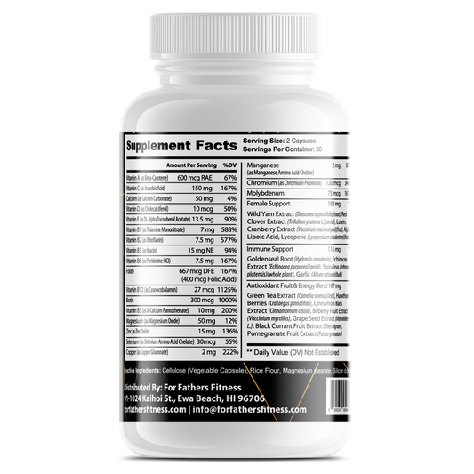 Women’s Multivitamin – Complete Wellness, Hormone & Energy Support