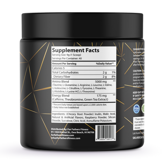 Energized Aminos – Raspberry Iced Tea | BCAA Energy, Endurance & Muscle Recovery Drink