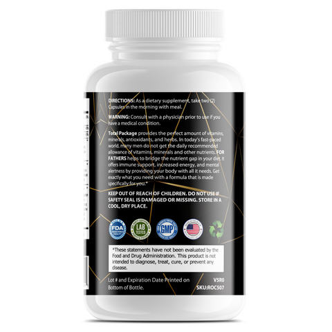 Men's Daily Multivitamin: Complete Vitamins Package