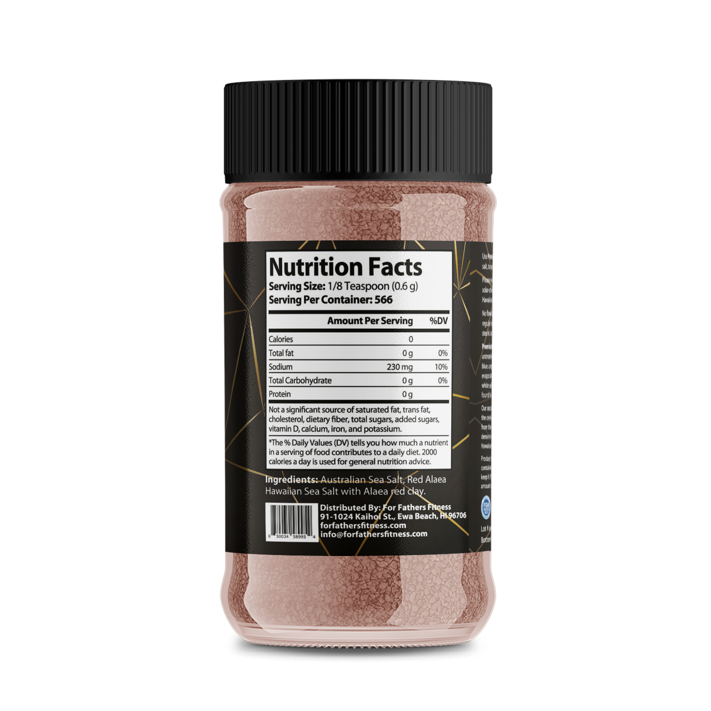 Premium Volcanic Pink Salt – Mineral-Rich Sea Salt with Hawaiian Volcanic Clay