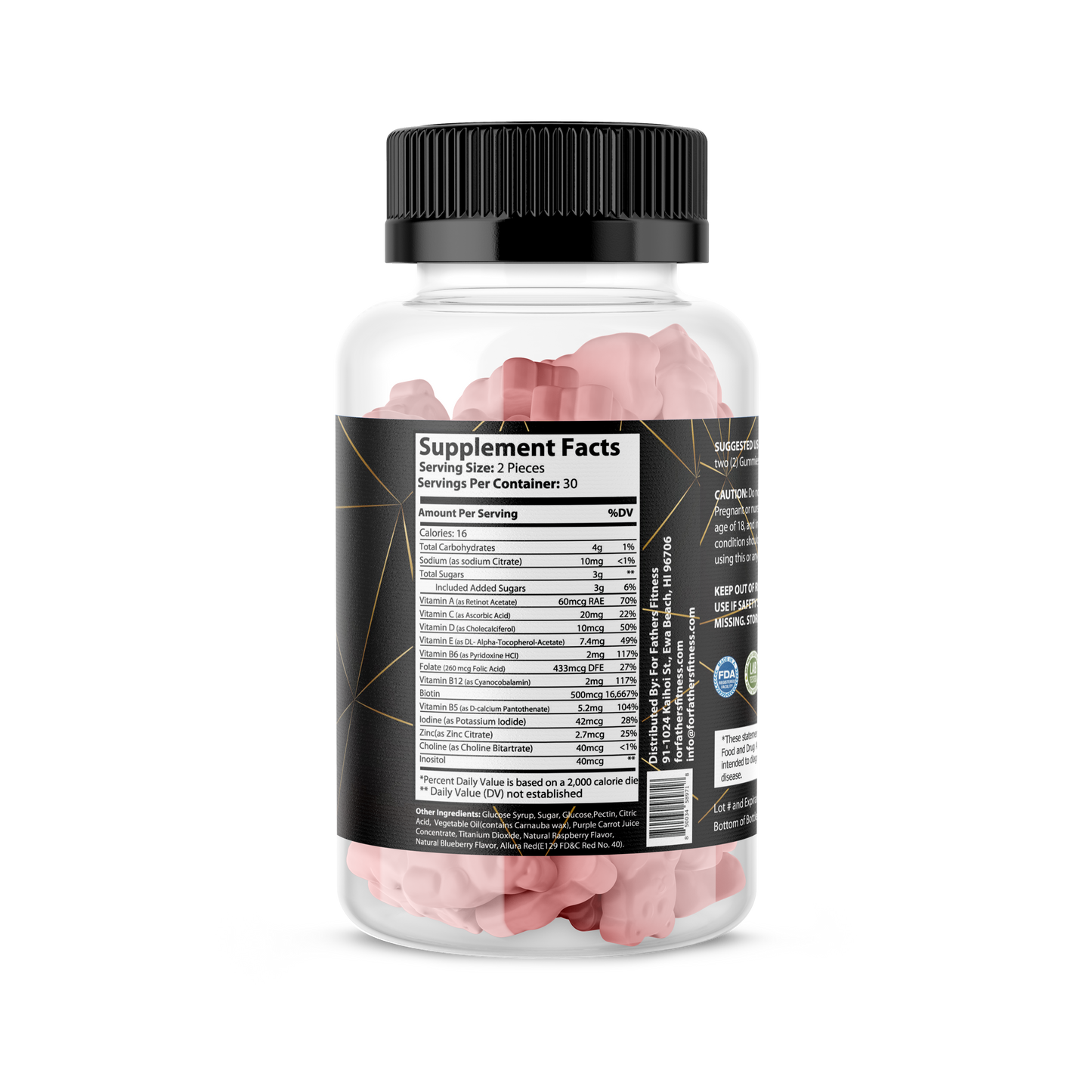Hair Vitamin Gummies – Biotin Hair Growth Support