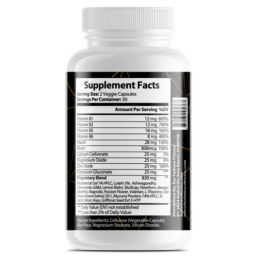 Anti-Anxiety Supplement - Natural Support for Stress & Anxiety Relief