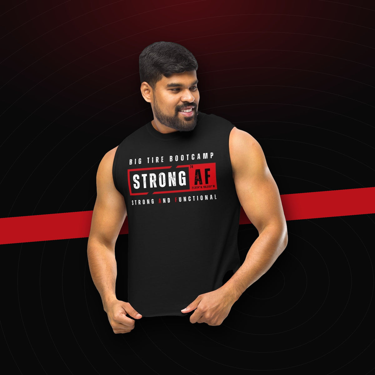 bg2|39101775610052|Big Tire Bootcamp STRONG AF apparel