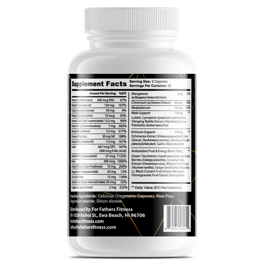 Men's Daily Multivitamin: Complete Vitamins Package