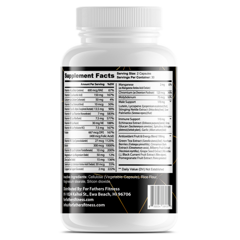 Men's Daily Multivitamin: Complete Vitamins Package