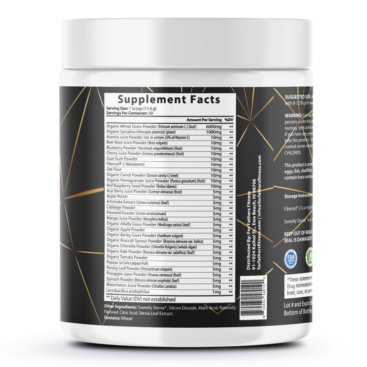 Organic Green Superfood – Watermelon Flavor | Energy, Detox & Immune Support