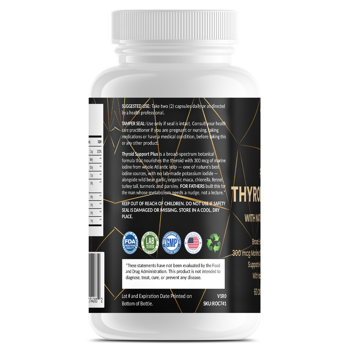 Thyroid Support Plus – For Fathers Fitness – side
