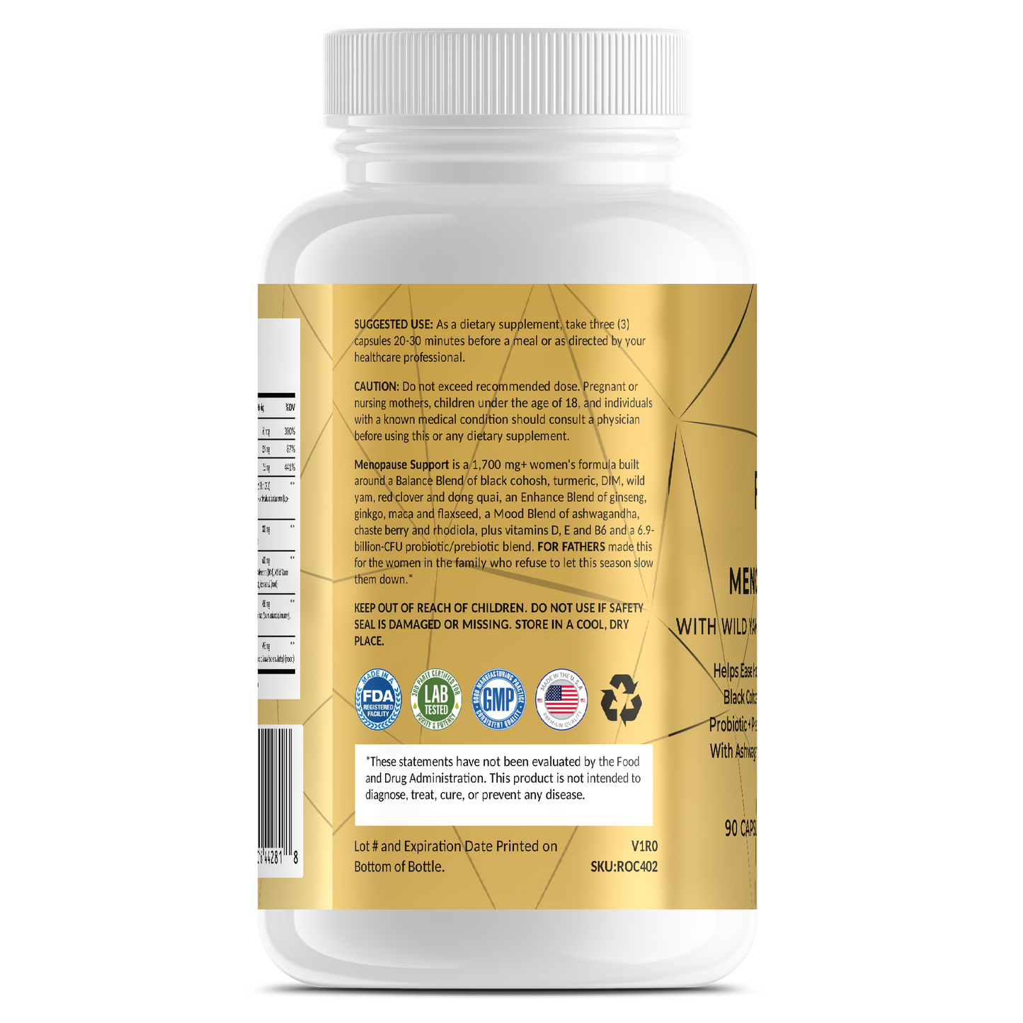 Menopause Support – FOR HER by For Fathers Fitness – side