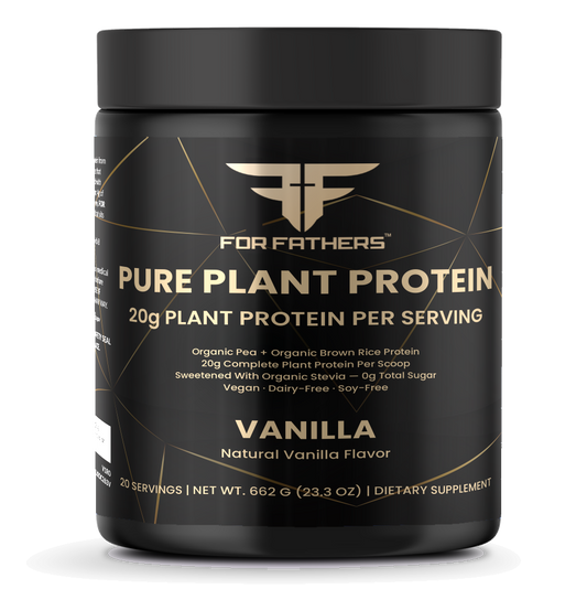 Pure Plant Protein – Vanilla – For Fathers Fitness – front
