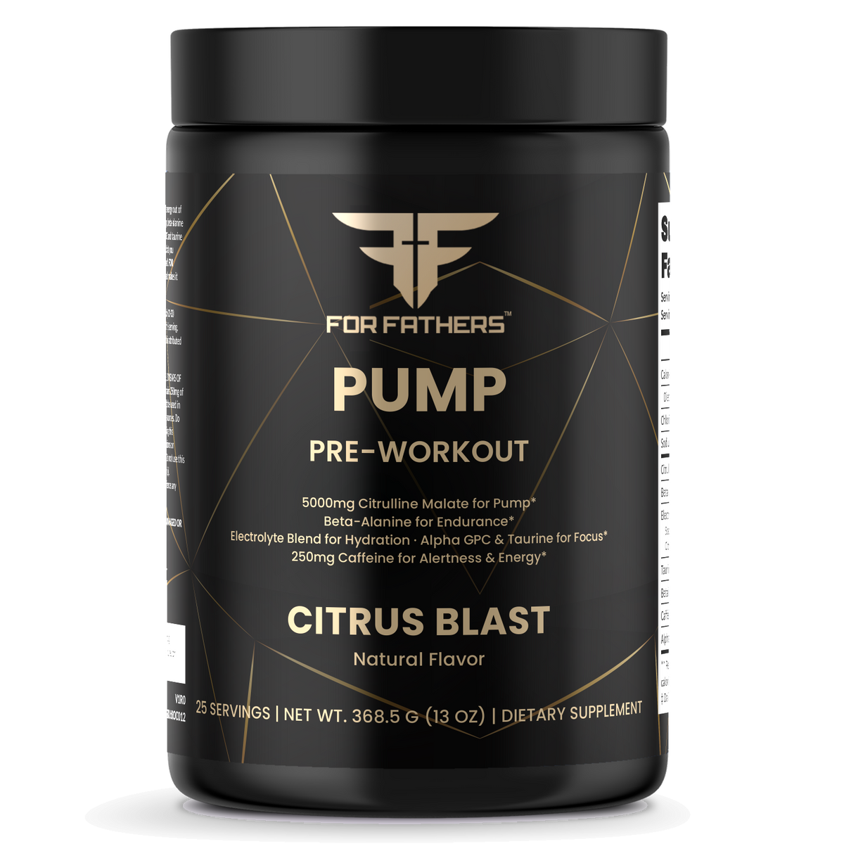 Pump Pre-Workout – Citrus Blast – For Fathers Fitness – front
