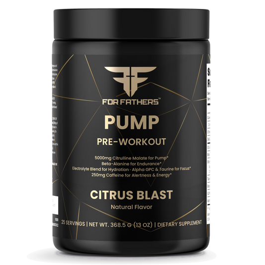 Pump Pre-Workout – Citrus Blast – For Fathers Fitness – front