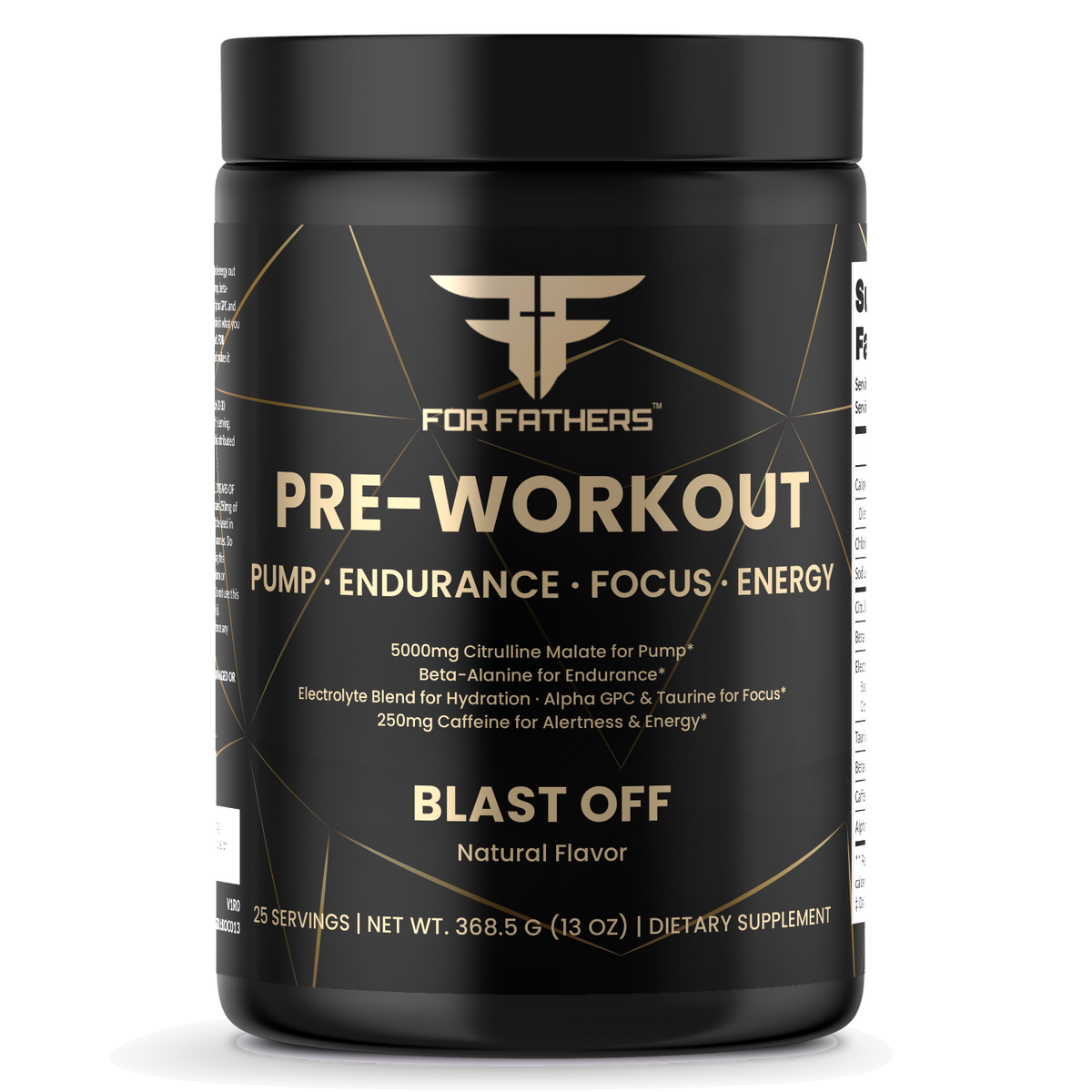 Pre-Workout – Blast Off – For Fathers Fitness – front