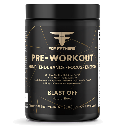Pre-Workout – Blast Off – For Fathers Fitness – front