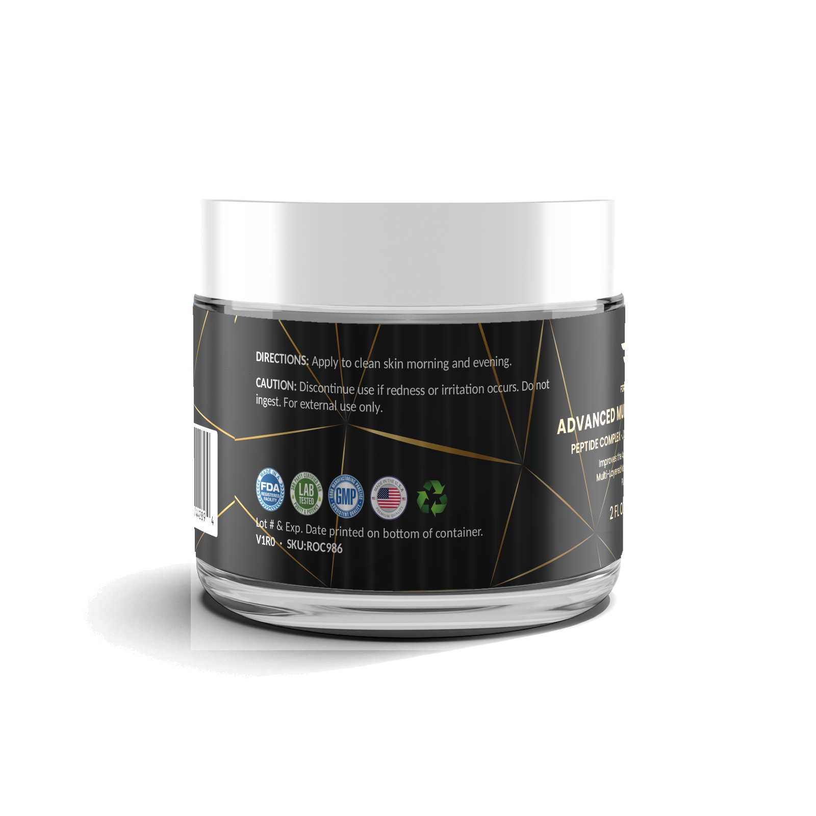 Advanced Multi Peptide Cream – For Fathers Fitness – left