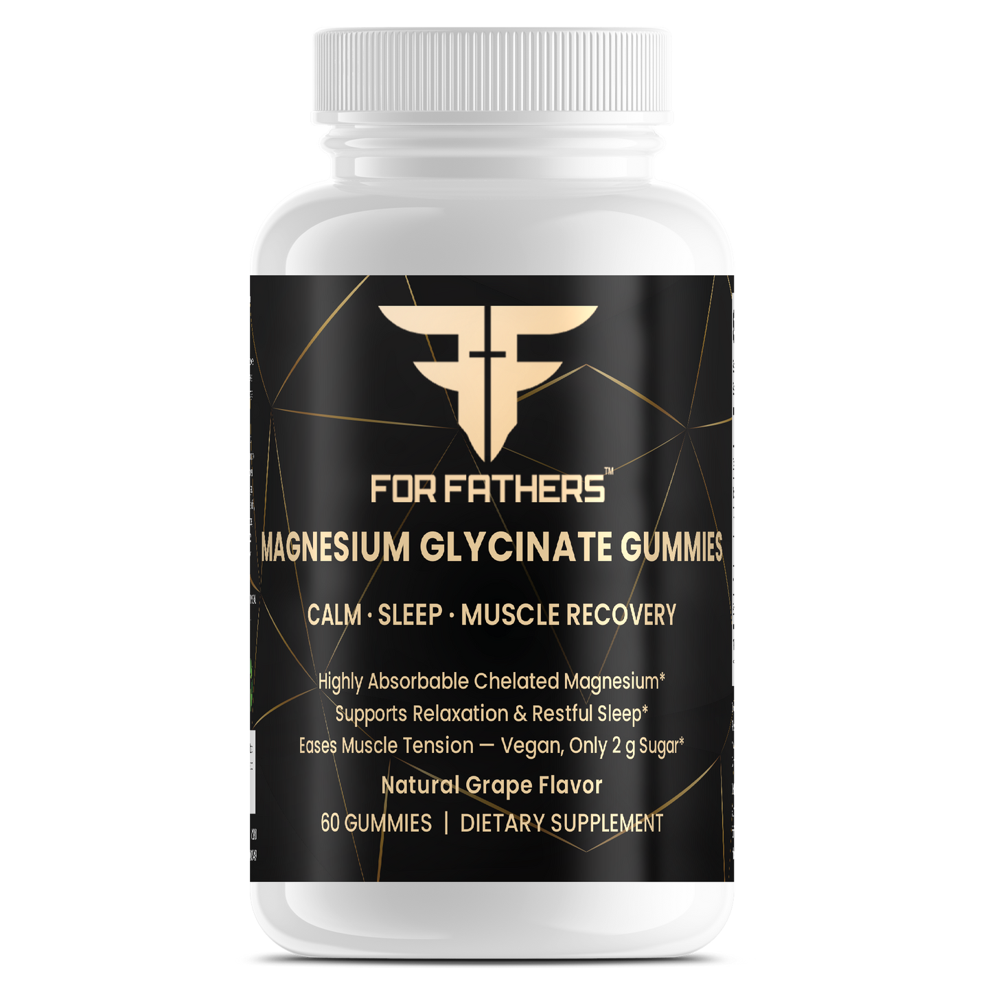 Magnesium Glycinate Gummies – For Fathers Fitness – front