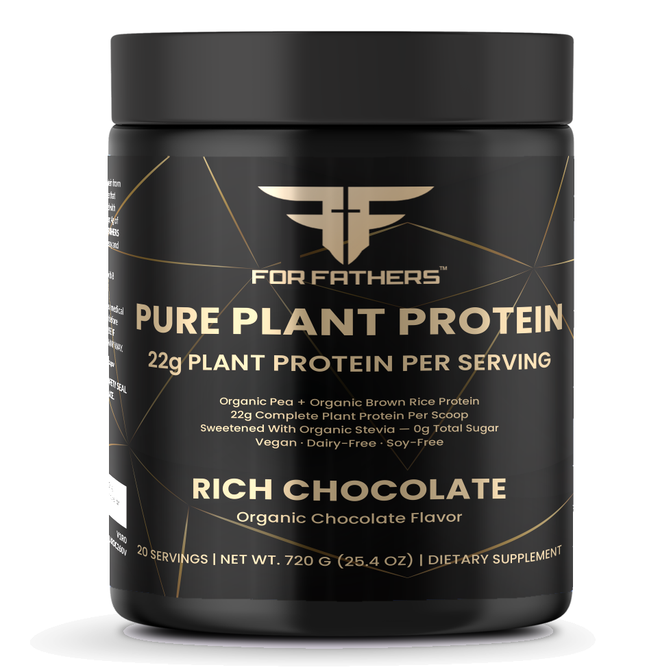 Pure Plant Protein – Rich Chocolate – For Fathers Fitness – front
