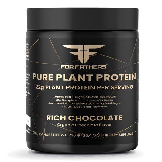 Pure Plant Protein – Rich Chocolate – For Fathers Fitness – front